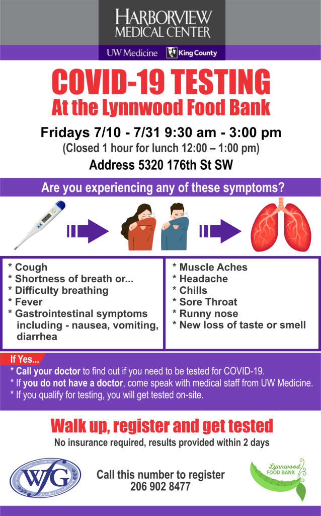Free covid-19 testing lynnwood