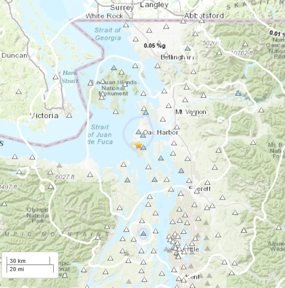 Whidbey Island earthquake